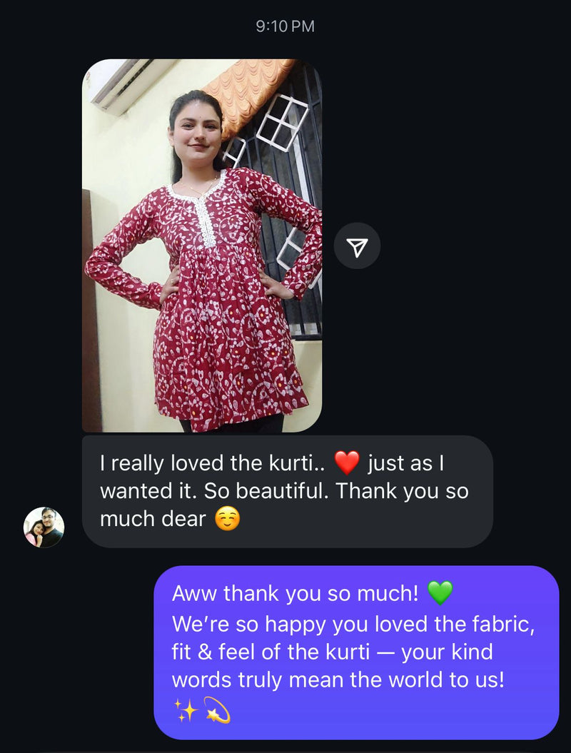 Customer review screenshot