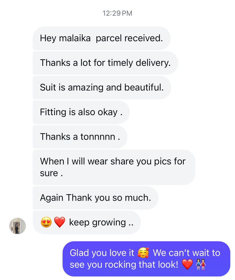 Customer review screenshot