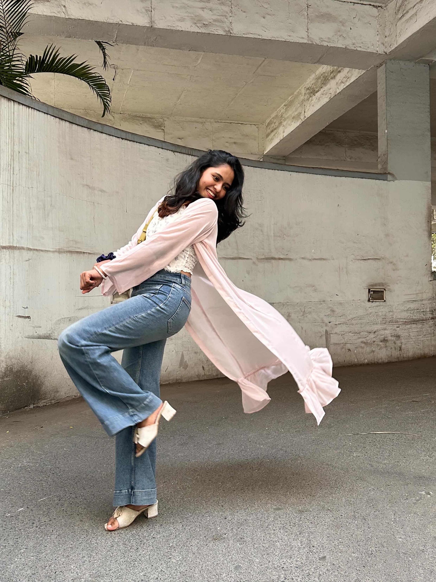 Pastel Flow long shrug