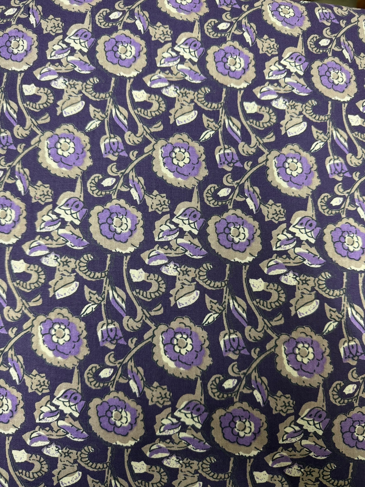 Purple garden short Kurti