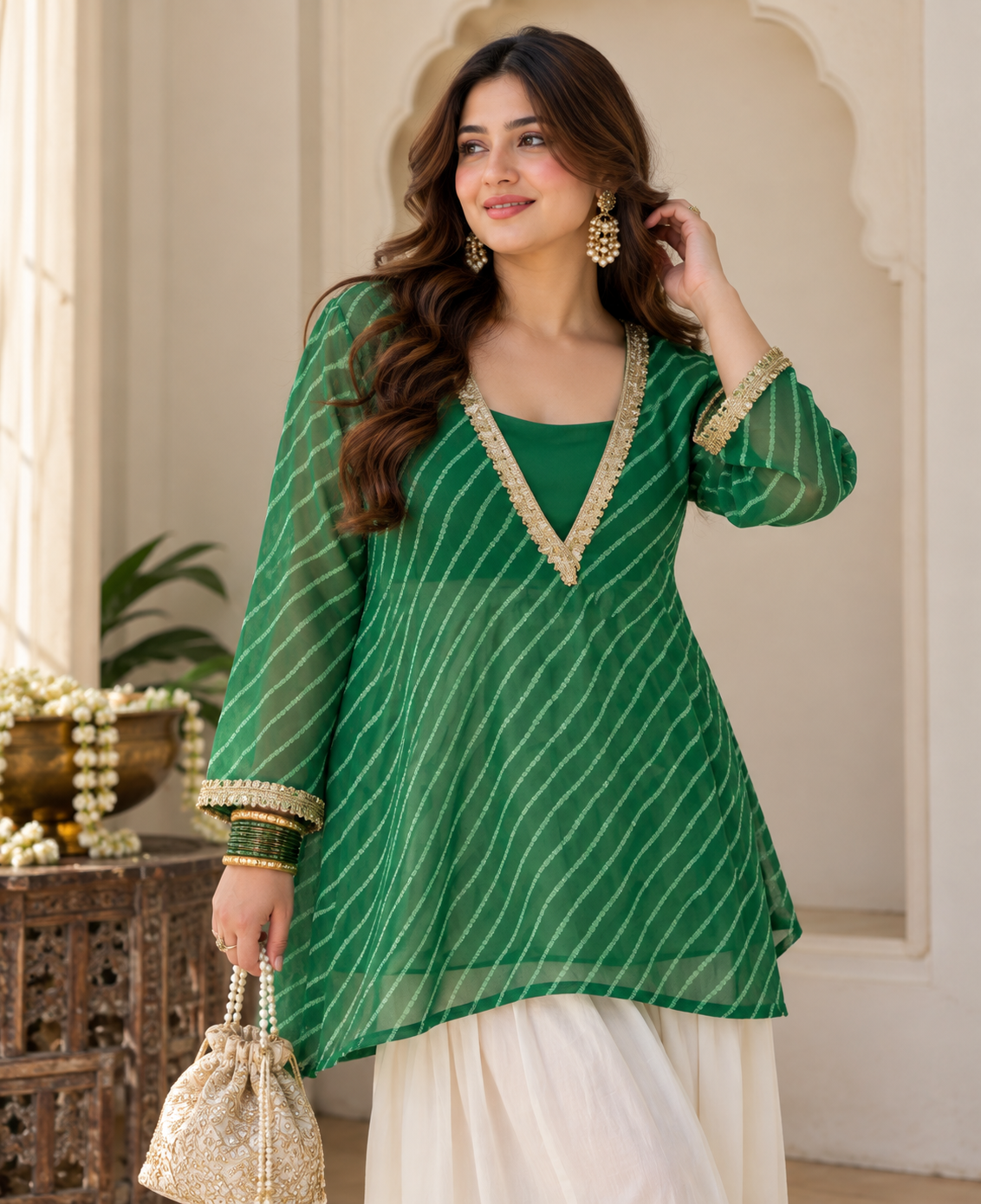 Lehriya Printed Short Kurti