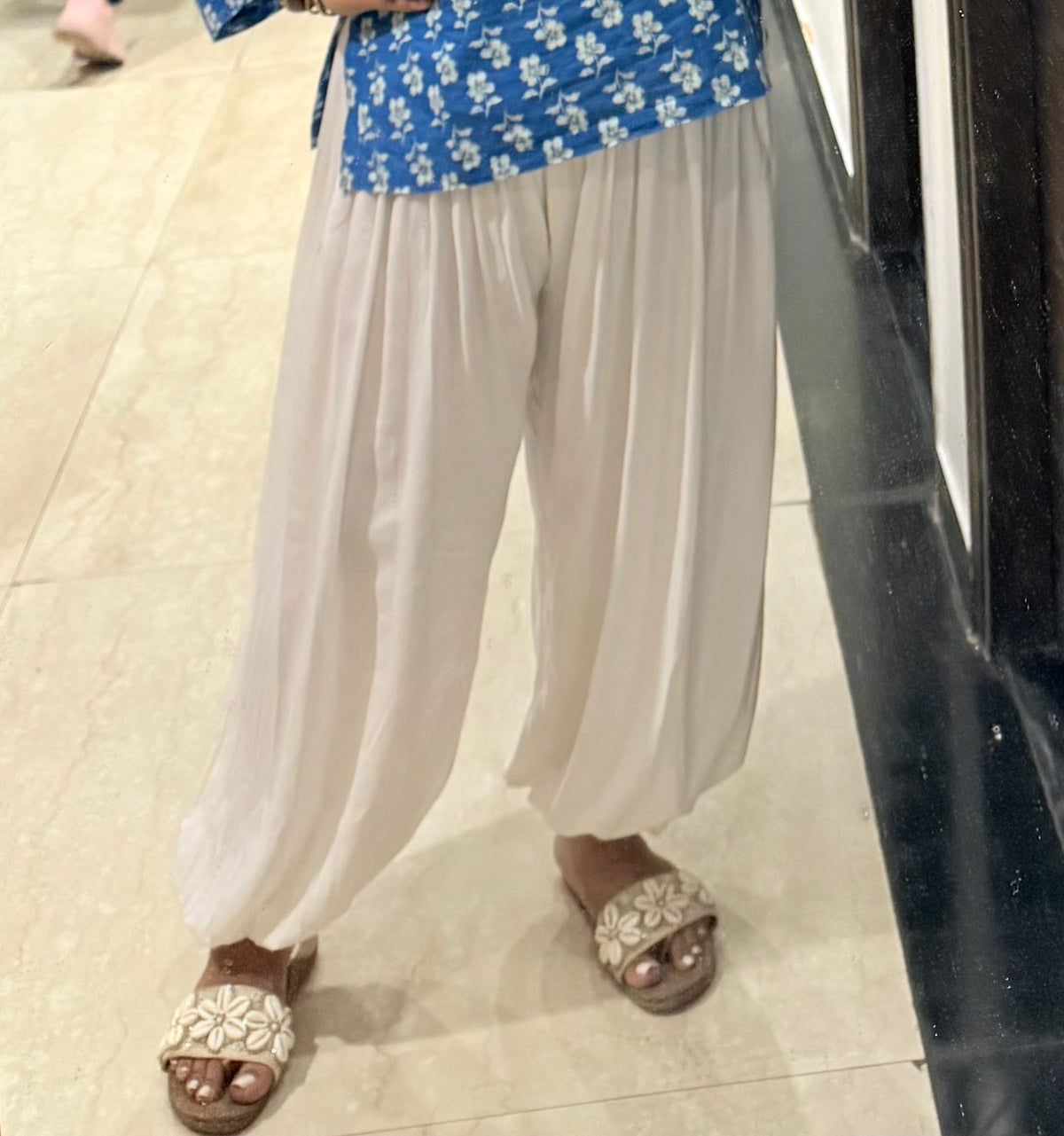 White Balloon Trouser