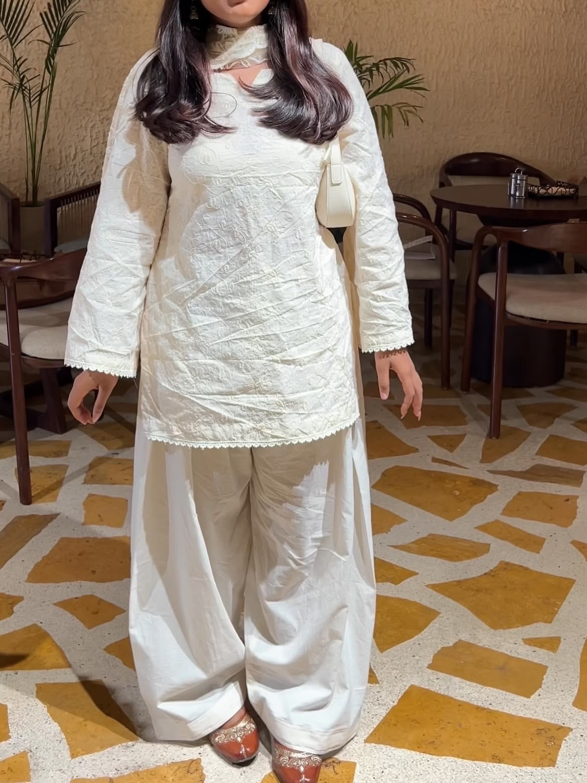 White Farshi Suit Set