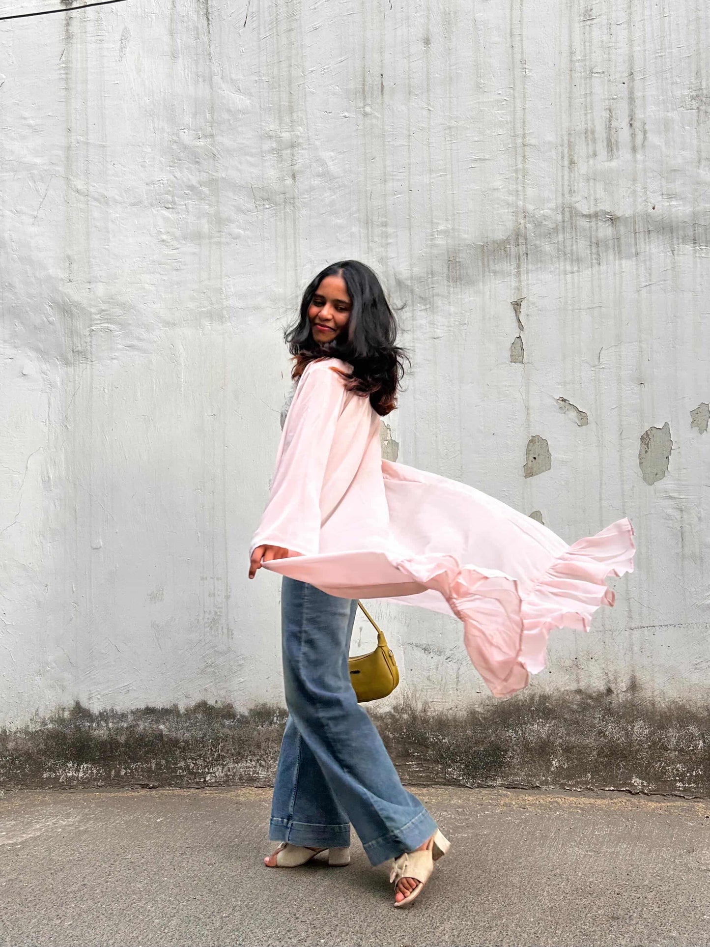 Pastel Flow long shrug