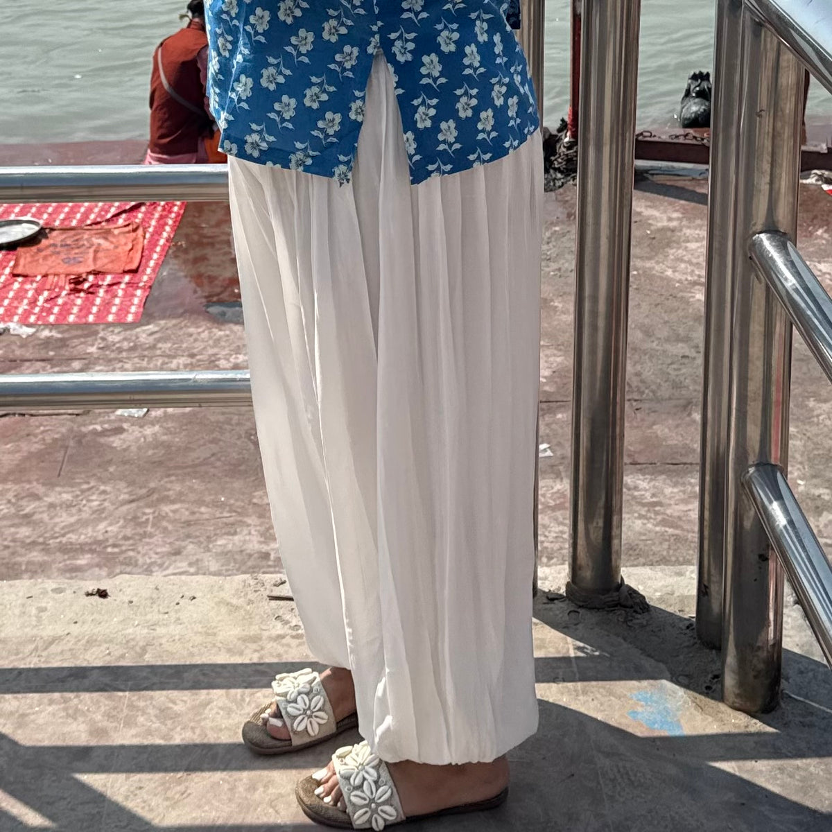 White Balloon Trouser