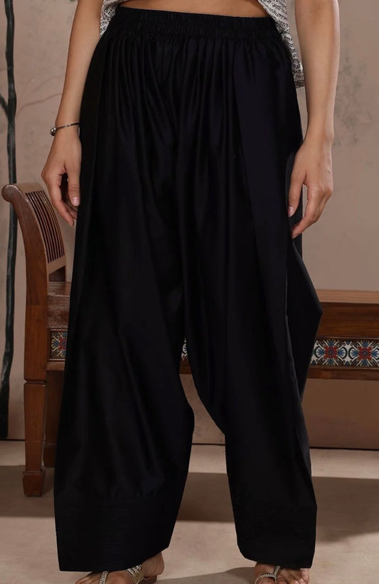 Cotton Black Farshi Salwar